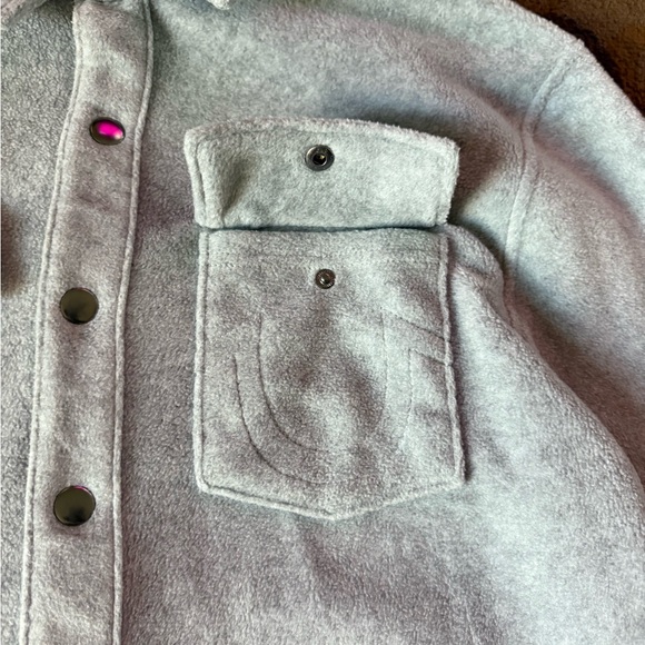Gray Button-Up Jacket - Picture 2 of 4